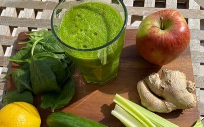 Apple Green Jumoothie—giving your gut some love
