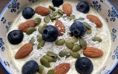 Mango Bircher—Vegan High Protein Breakfast